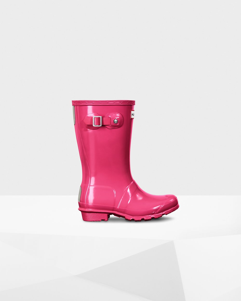 Galochas Hunter Criança Luz Rosa - Original Big Gloss - 07YZTMRPG